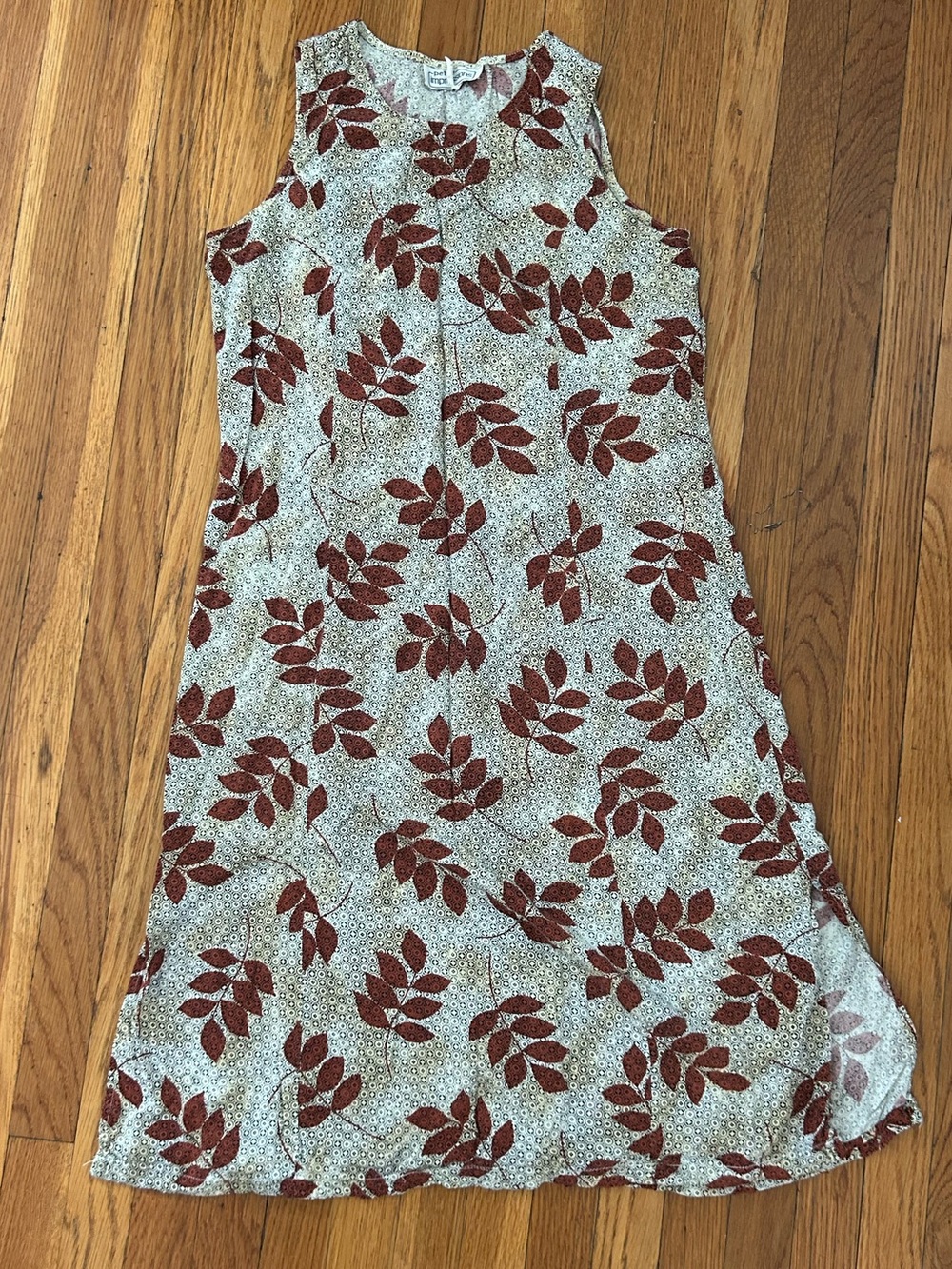Autumn leaves mini dress